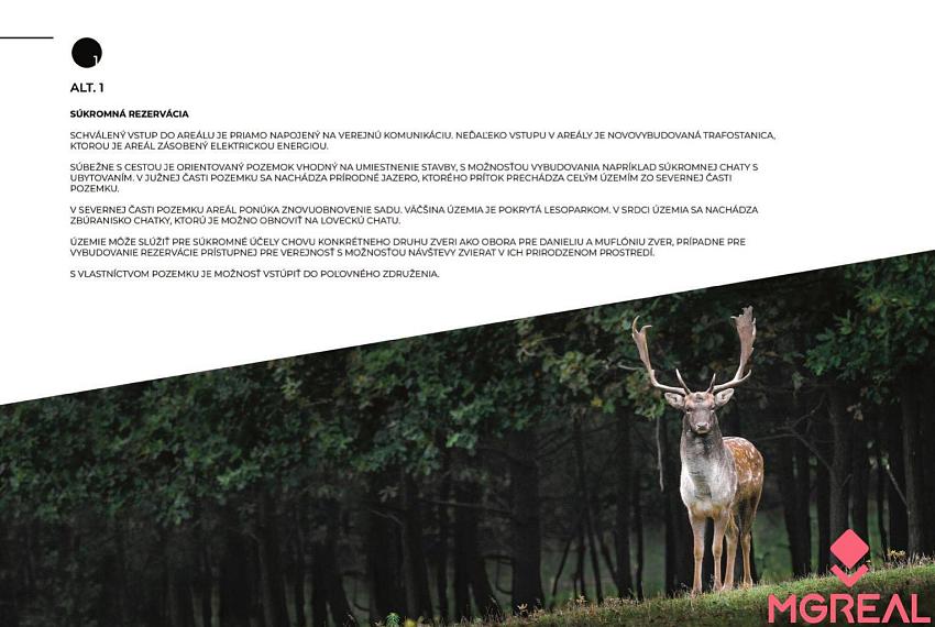 Investičný pozemok Ješková Ves - Projekt MALÁ DOLINA