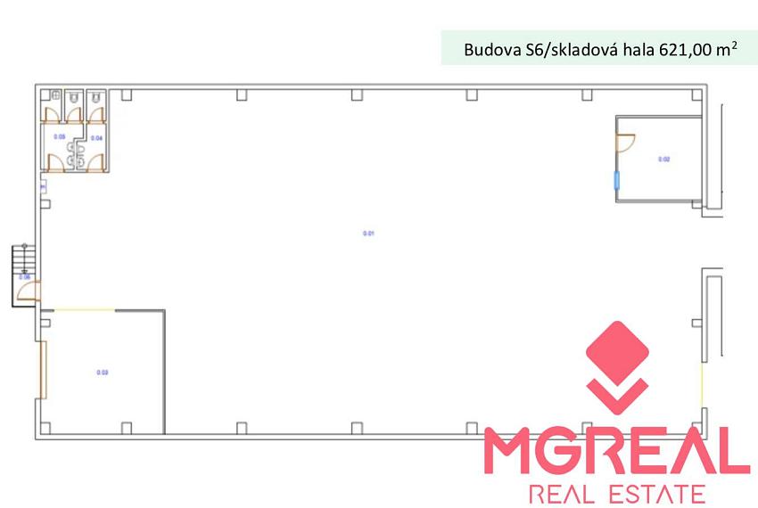 Sklady so zázemím 621m2, Stará Vajnorská