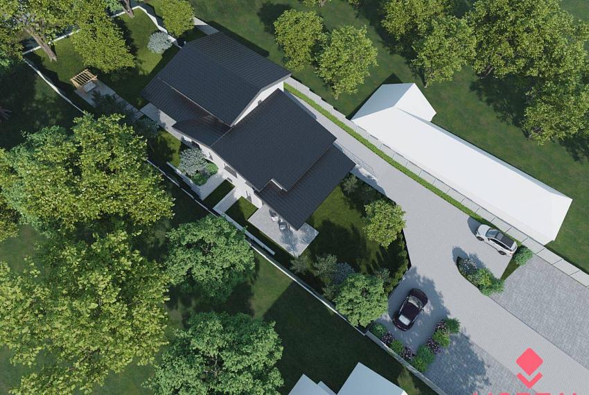 Na predaj stavebný pozemok so stavebným povolením 1305 m2 v Partizánsk