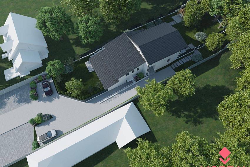 Na predaj stavebný pozemok so stavebným povolením 1305 m2 v Partizánsk