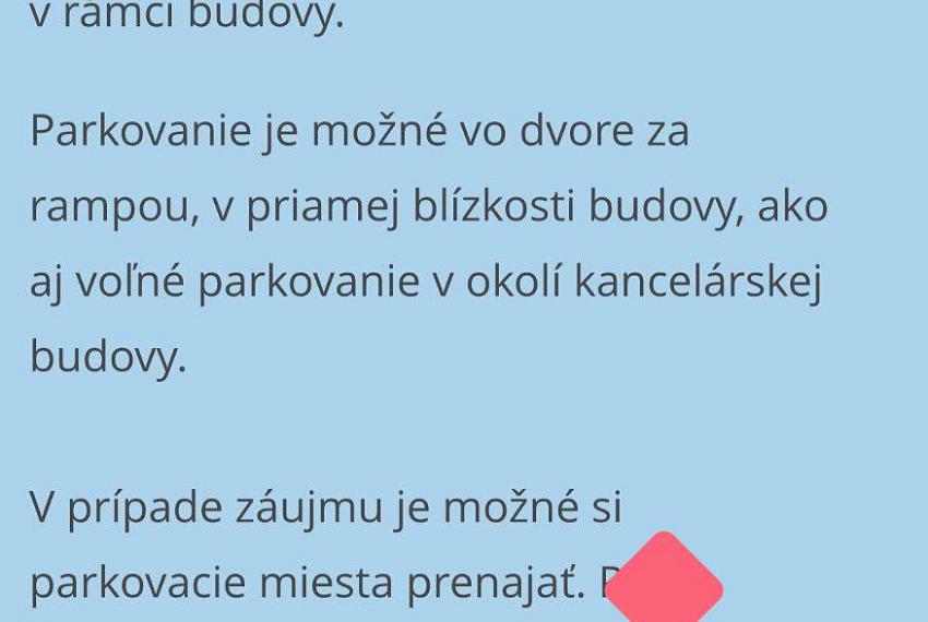 Dvojkancelária 34m2, Koceľova ul.