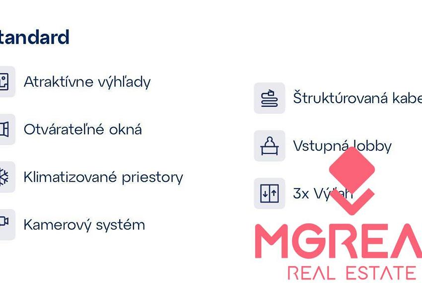 Reprezentatívna kancelária 35m2, Westend Tower, Dúbravská cesta