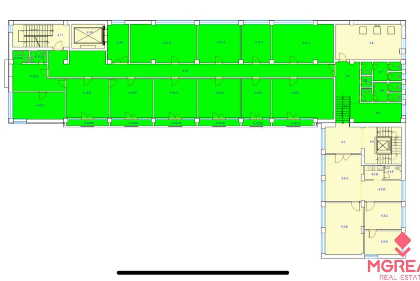 Kancelársky celok 415m2, Stará Vajnorská